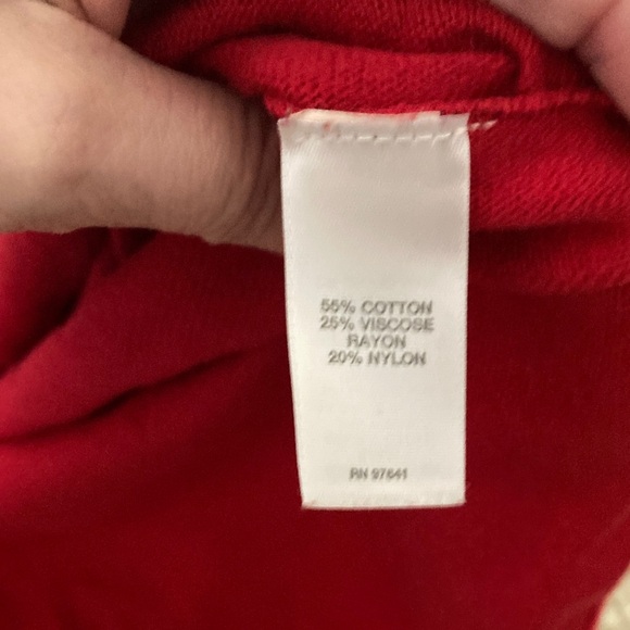 J. Jill Red Knit Top (tunic style) - Picture 4 of 5